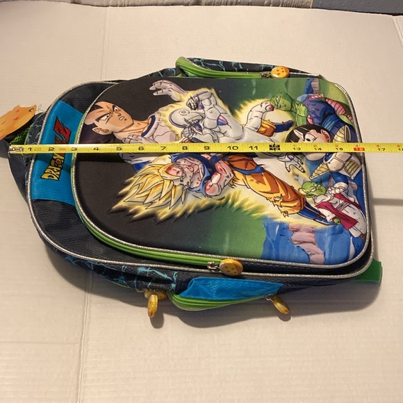 DragonBall Z Anime 3D Backpack Embossed Fantasy Character 4 Pockets Zippers New - Picture 7 of 8